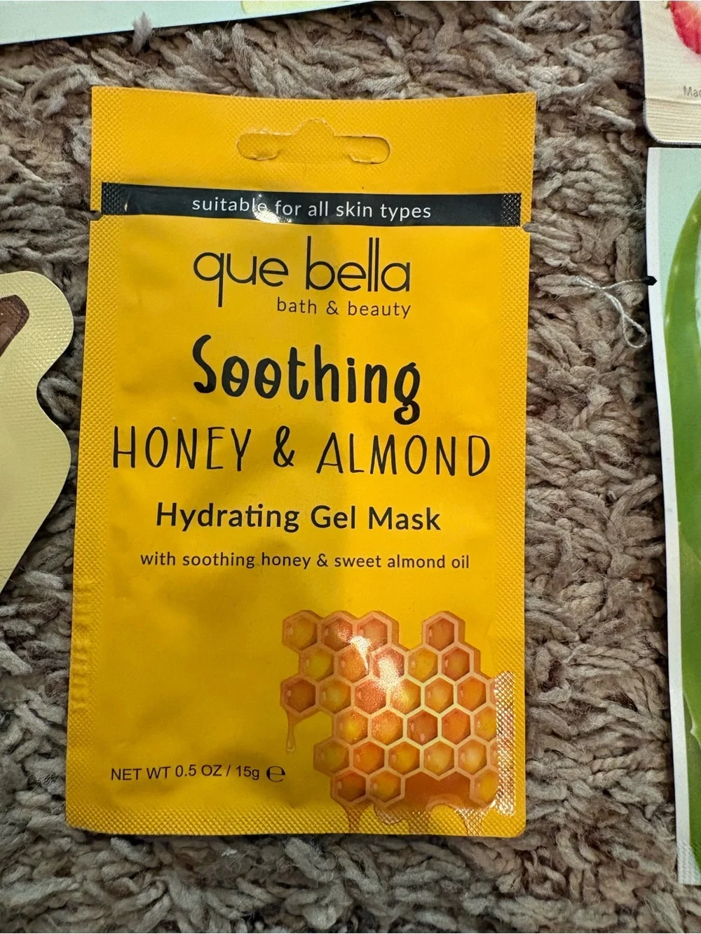 Assorted Women’s Sheet Face Masks - Hydrating Pineapple, Honey & Aloe Varieties